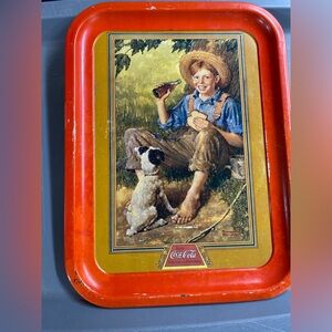 Vintage Coca Cola tray